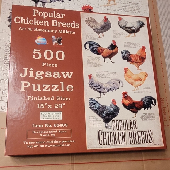 Other - Popular Chicken Breeds Jigsaw Puzzles - Best Deal, please Read description.